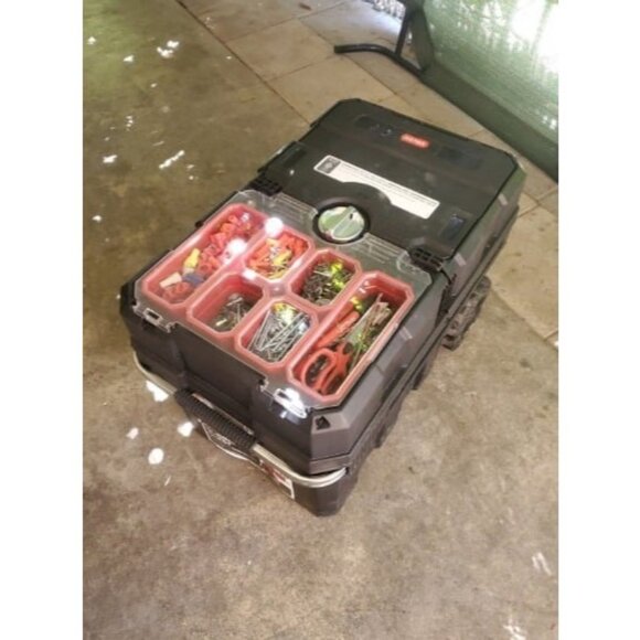 Resin Rolling Tool Box with Locking System and Removable Bins - Picture 2 of 5